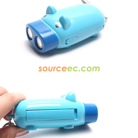Customization Green Piggy Flashlight Corporate Gifts
