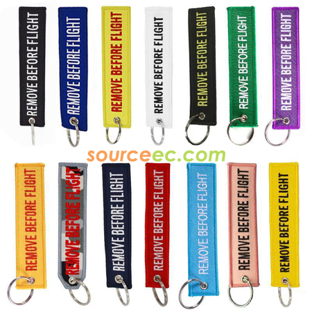 Customization Key Chain with Weaving Label Corporate Gifts