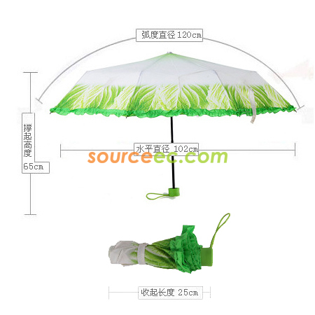 Customization Cabbage Umbrella Corporate Gifts