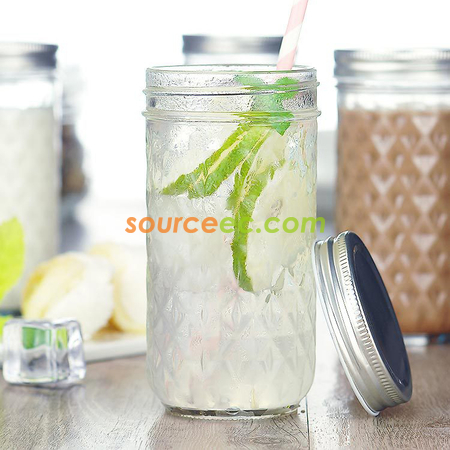 Customization 350ML Diamond  Glass Corporate Gifts