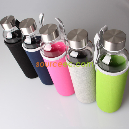 Customization 360ML Portable Thermal Insulation Glass Bottles Corporate Gifts