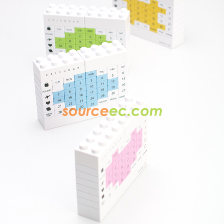 Customization Building Blocks Calendar Corporate Gifts
