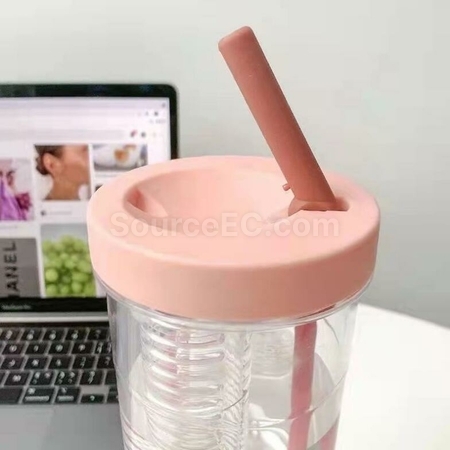 Customization Independent Fruit Tea warehouse Filter Drinking Tube Large Capacity Water Cup Corporate Gifts