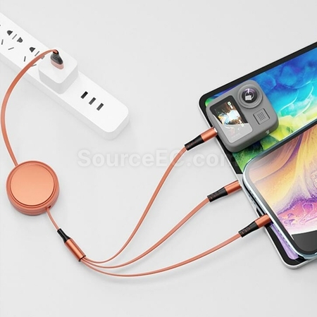 Customization Multifunctional Three-In-One Charging Cable Corporate Gifts