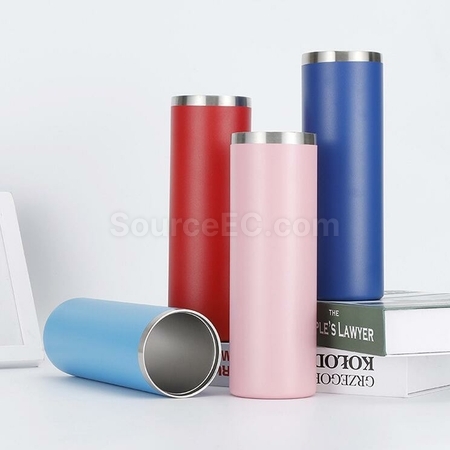 Customization Straight Stainless Steel Double-Layer Thermos Mug Corporate Gifts