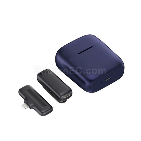 Customization Mini Wireless One-To-Two Pair Mobile Phone Recording Lavalier Microphone Corporate Gifts
