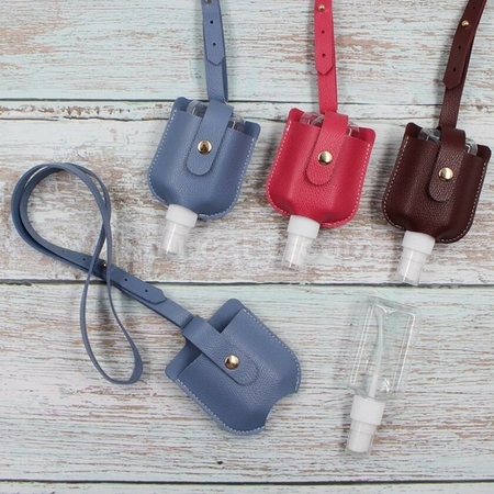 Customization Hanging Neck Disinfectant Spray Leather Case Corporate Gifts