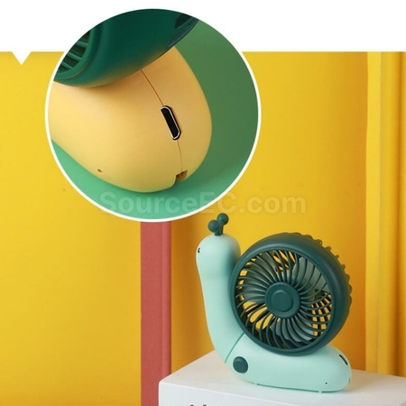 Customization Snail USB Charging Portable Small Fan Corporate Gifts