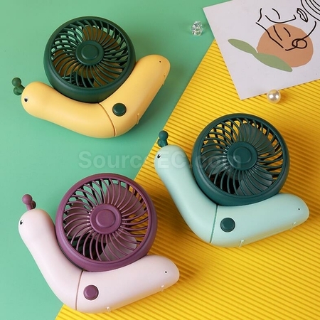 Customization Snail USB Charging Portable Small Fan Corporate Gifts