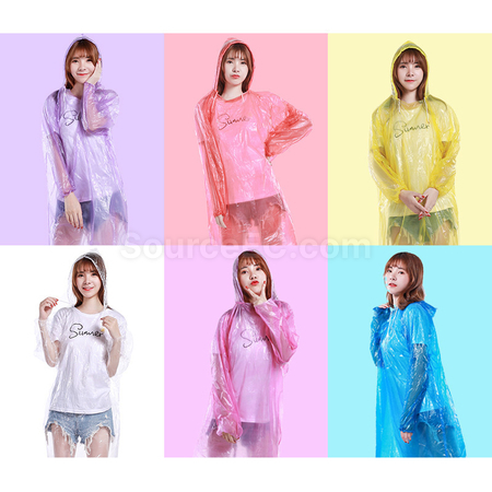 Customization Transparent Disposable Raincoat  Corporate Gifts