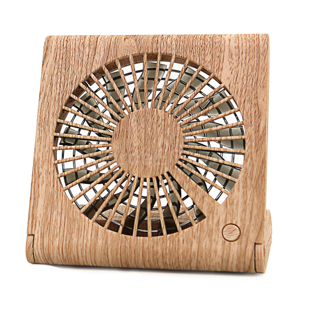 Customization Wood Grain Mini Fan Corporate Gifts