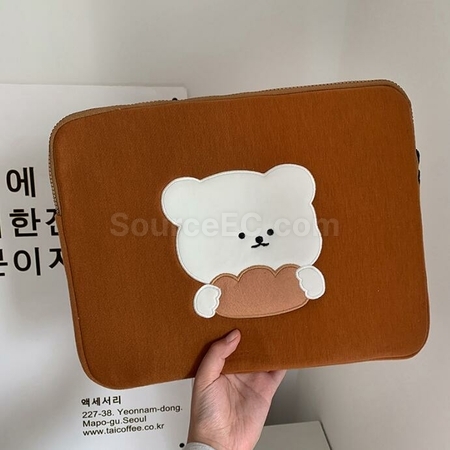 Customization Embroidered Bear Tablet Bag Corporate Gifts