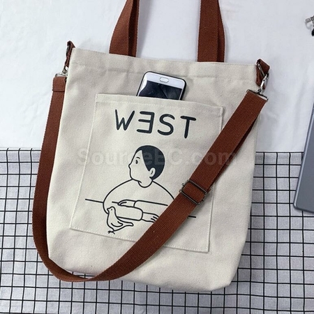 Customization Large Capacity Dual Purpose Canva Bag Corporate Gifts