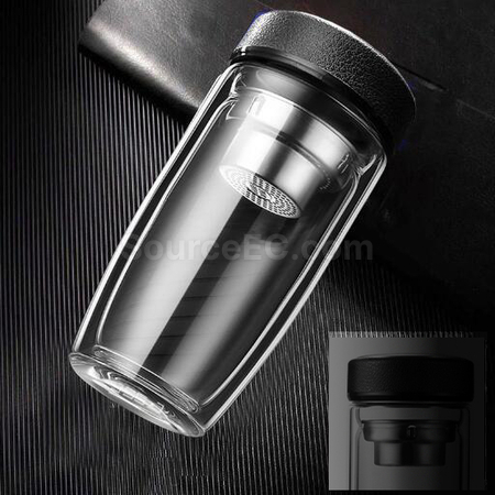 Customization Double-layer Glass Cup Corporate Gifts