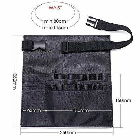 Customization Professional Cosmetic Makeup Brush Bag with Artist Belt Strap Corporate Gifts