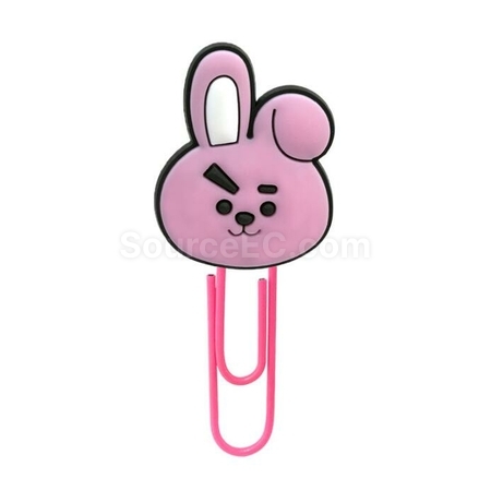 Customization PVC Soft Glue Paper Clip Corporate Gifts