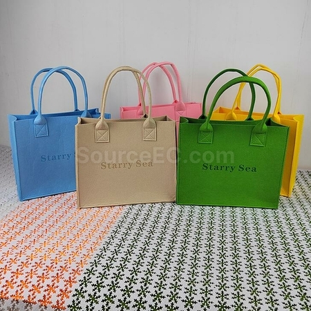 Customization Felt Large Capacity Tote Bag Corporate Gifts