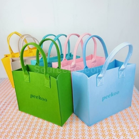 Customization Felt Large Capacity Tote Bag Corporate Gifts