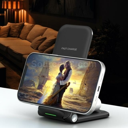 Customization Vertical Mobile Phone Wireless Charging Stand Corporate Gifts