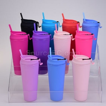 Customization Double-Layer Straw Cup Corporate Gifts