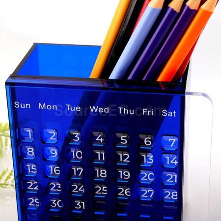 Customization Pen Holder With Calendar Corporate Gifts