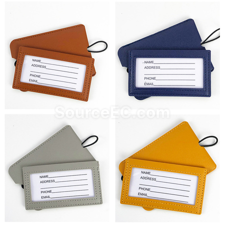 Customization PU Luggage Tag Corporate Gifts
