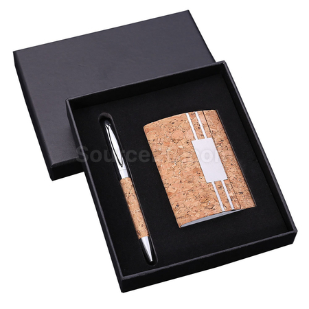 Customization Card Holder + Pen Gift Set Corporate Gifts