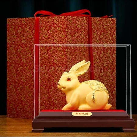 Customization Shajin Ruyi Rabbit Ornaments Corporate Gifts