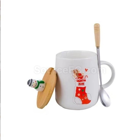 Customization Christmas Cup Ceramic Cup Corporate Gifts