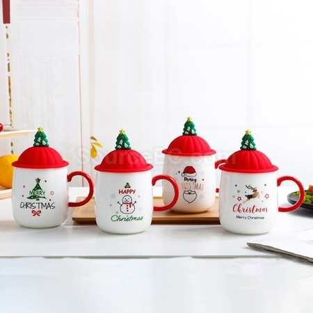Customization Christmas Cup Ceramic Cup Corporate Gifts