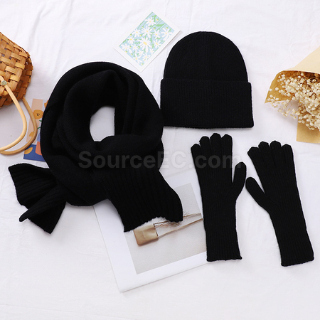 Customization Three-Piece Scarf Gloves Corporate Gifts