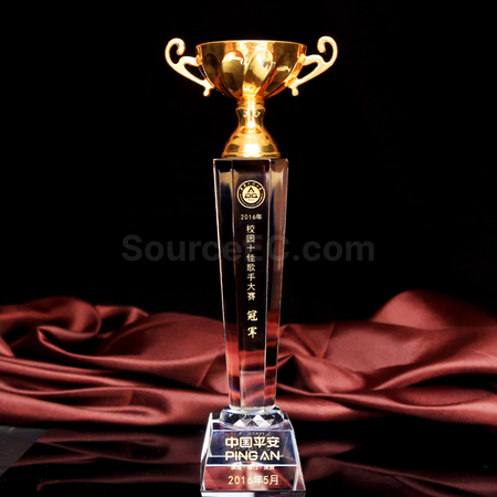 Customization Crystal Trophy Cup Corporate Gifts
