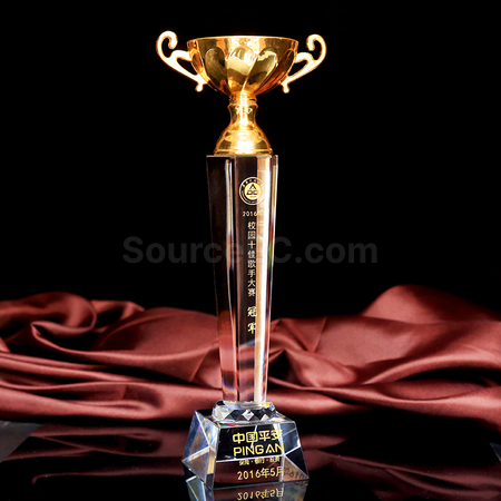 Customization Crystal Trophy Cup Corporate Gifts