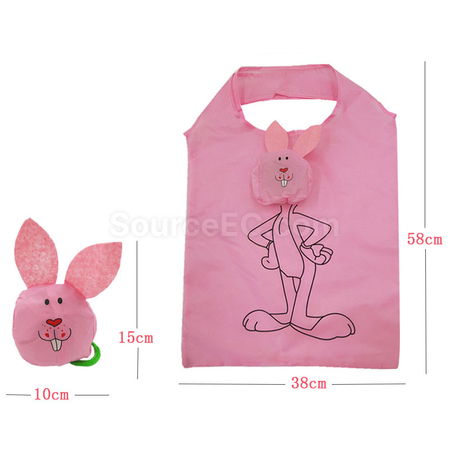 Customization Foldable Rabbit Recycled Bag Corporate Gifts