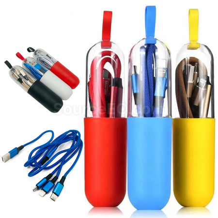 Customization Three-In-One Data Cable Corporate Gifts