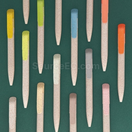 Customization Straw Color Matching Advertising Pen Corporate Gifts