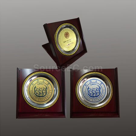 Customization Foldable Wooden Plate Corporate Gifts