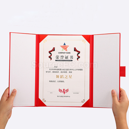 Customization A4 Certificate Cover Corporate Gifts