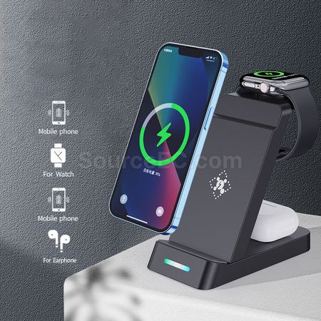 Customization 3-In-1 Wireless Charging Stand Corporate Gifts