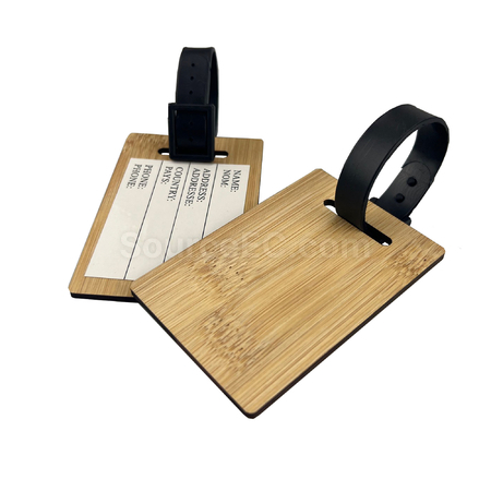 Customization Bamboo Luggage Tag Corporate Gifts