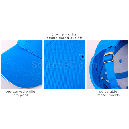 Customization 6 Panel Cotton Sandwich Cap Corporate Gifts