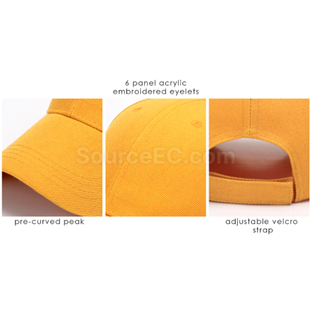 Customization 6 Panel Heavy Acrylic Cap Corporate Gifts