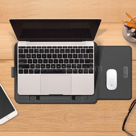 Customization PU Folding Universal Ultra-Thin Waterproof Computer Stand Liner Bag Corporate Gifts