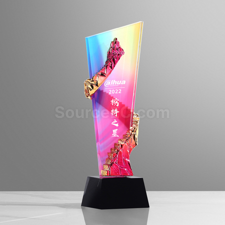 Customization  Crystal Trophy Corporate Gifts