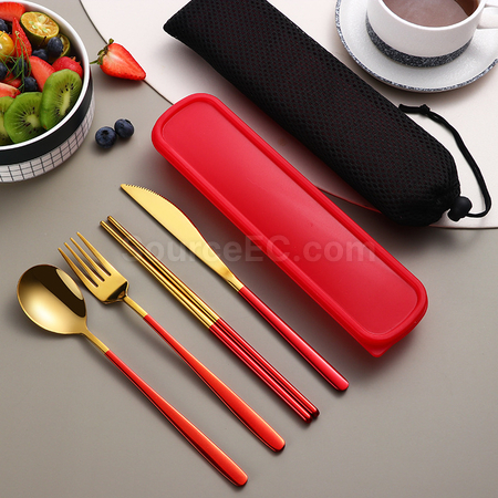 Customization Stainless Steel Portable Tableware Corporate Gifts