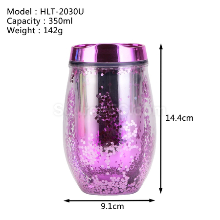 Customization Egg Shaped Double Layer Cup Corporate Gifts