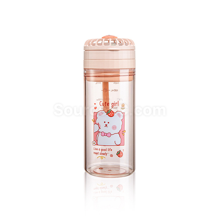 Customization Creative Water Cup With Fan Corporate Gifts