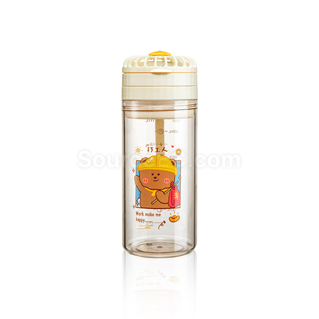 Customization Creative Water Cup With Fan Corporate Gifts