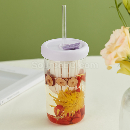 Customization Straw Glass Cup Corporate Gifts
