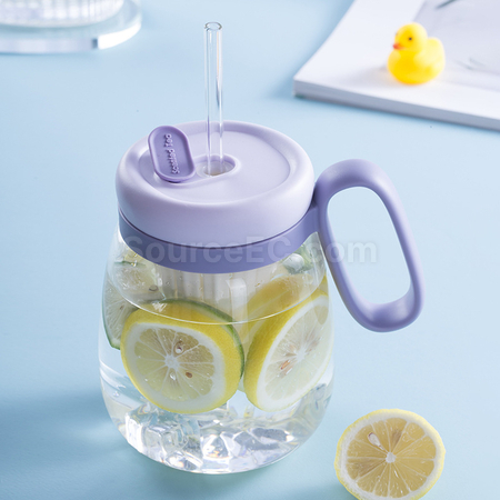 Customization Straw Glass Cup Corporate Gifts